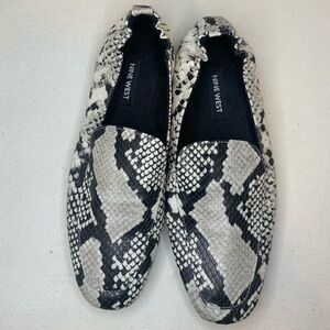 Nine West Snake Print Flats